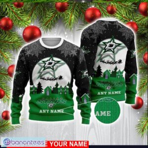 Custom Name NHL Dallas Stars 3D Sweater Christmas Holiday Gift Product Photo 1