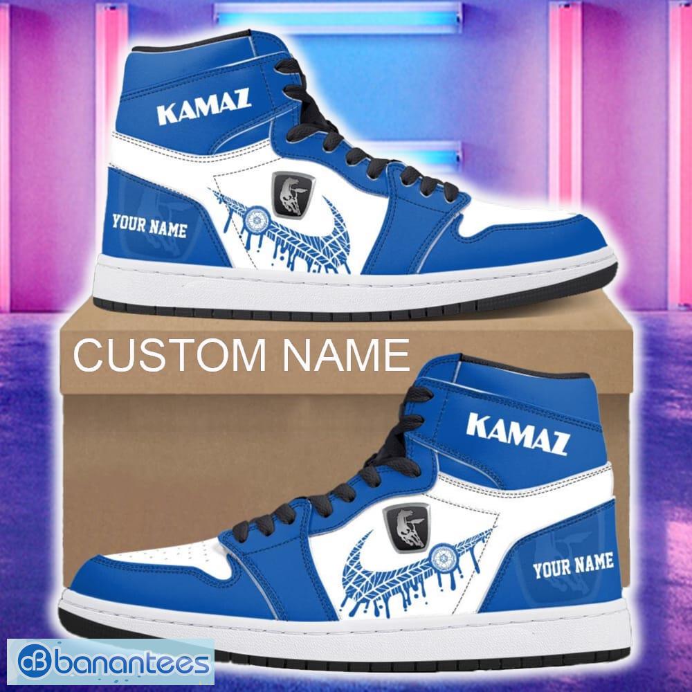 kamaz car air jordan 1 hightop shoes new for fans gift aj1 sneaker custom name image Kamaz Car Air Jordan 1 Hightop Shoes New For Fans Gift AJ1 Sneaker Custom Name - Kamaz Air Jordan 1 Hightop Shoes_4