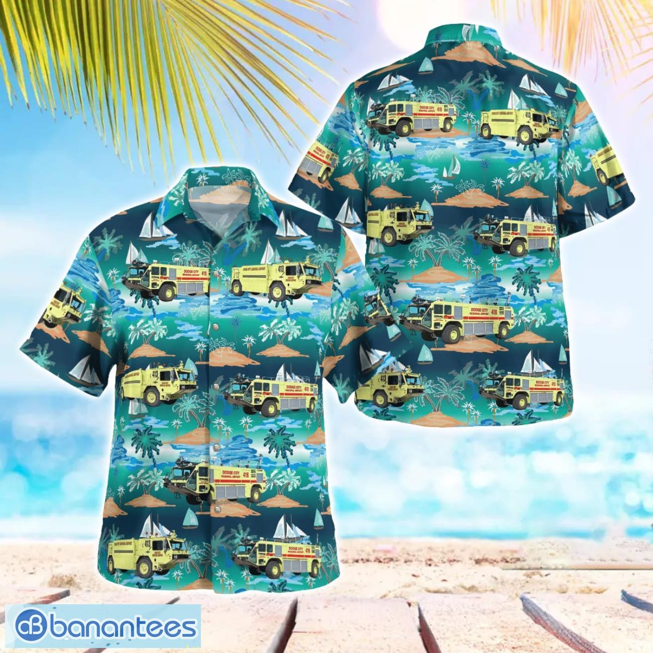 kansas dodge city fire department regional airport hawaiian shirt beach shirt for men and women image Kansas, Dodge City Fire Department - Regional Airport Hawaiian Shirt Beach Shirt For Men And Women Product Photo 1