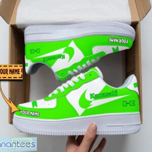 Kawasaki Air Force Shoes Custom Name Gift For Fans AF1 Sneakers Product Photo 1