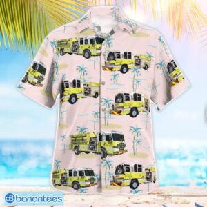 Lansing Fire Department 3D Hawaiian Shirt Product Photo 2