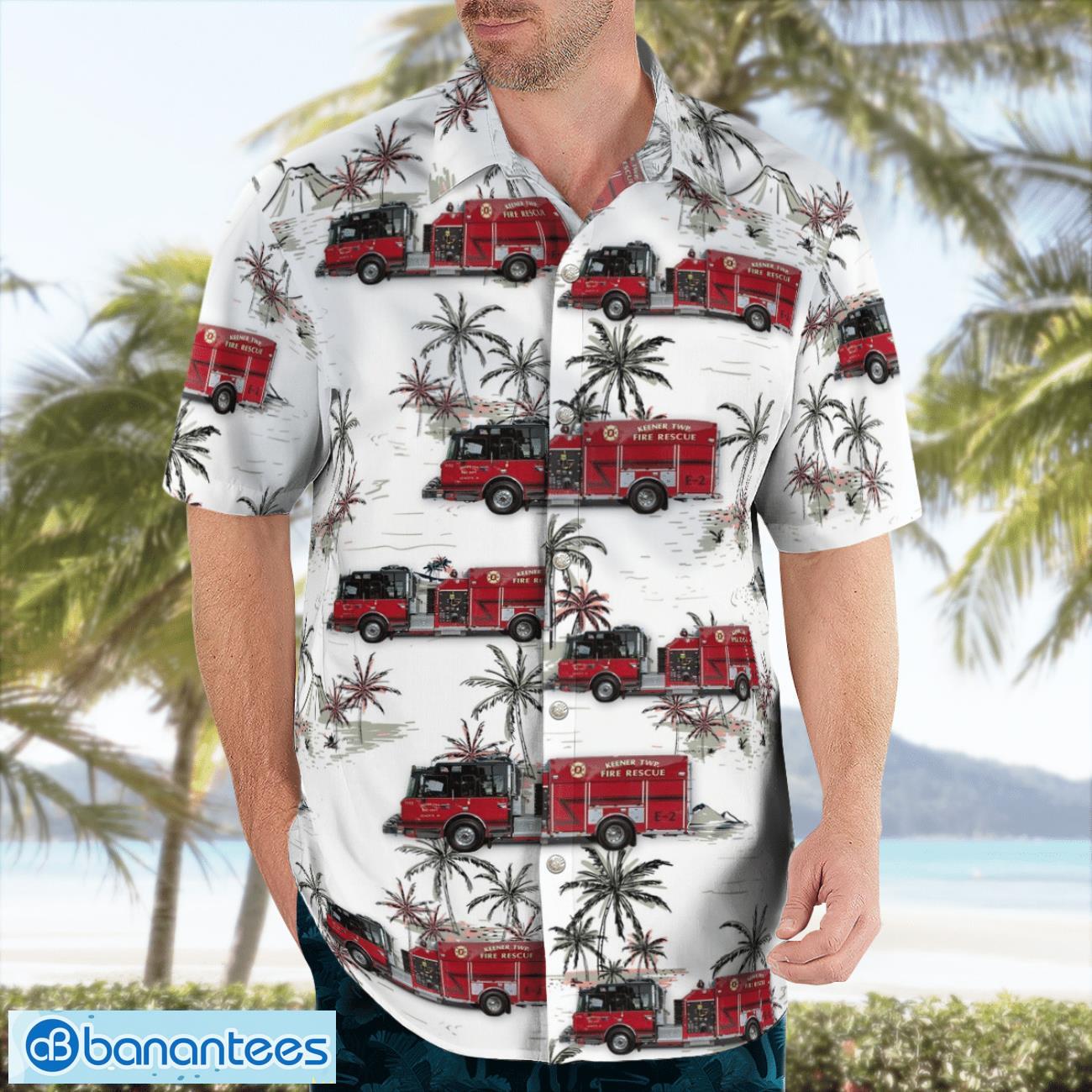 Keener Twp. Vol Fire Dept Beach Hawaiian Shirt Gift For Summer Holiday Keener Twp. Vol Fire Dept Beach Hawaiian Shirt Gift For Summer Holiday Product Photo 4