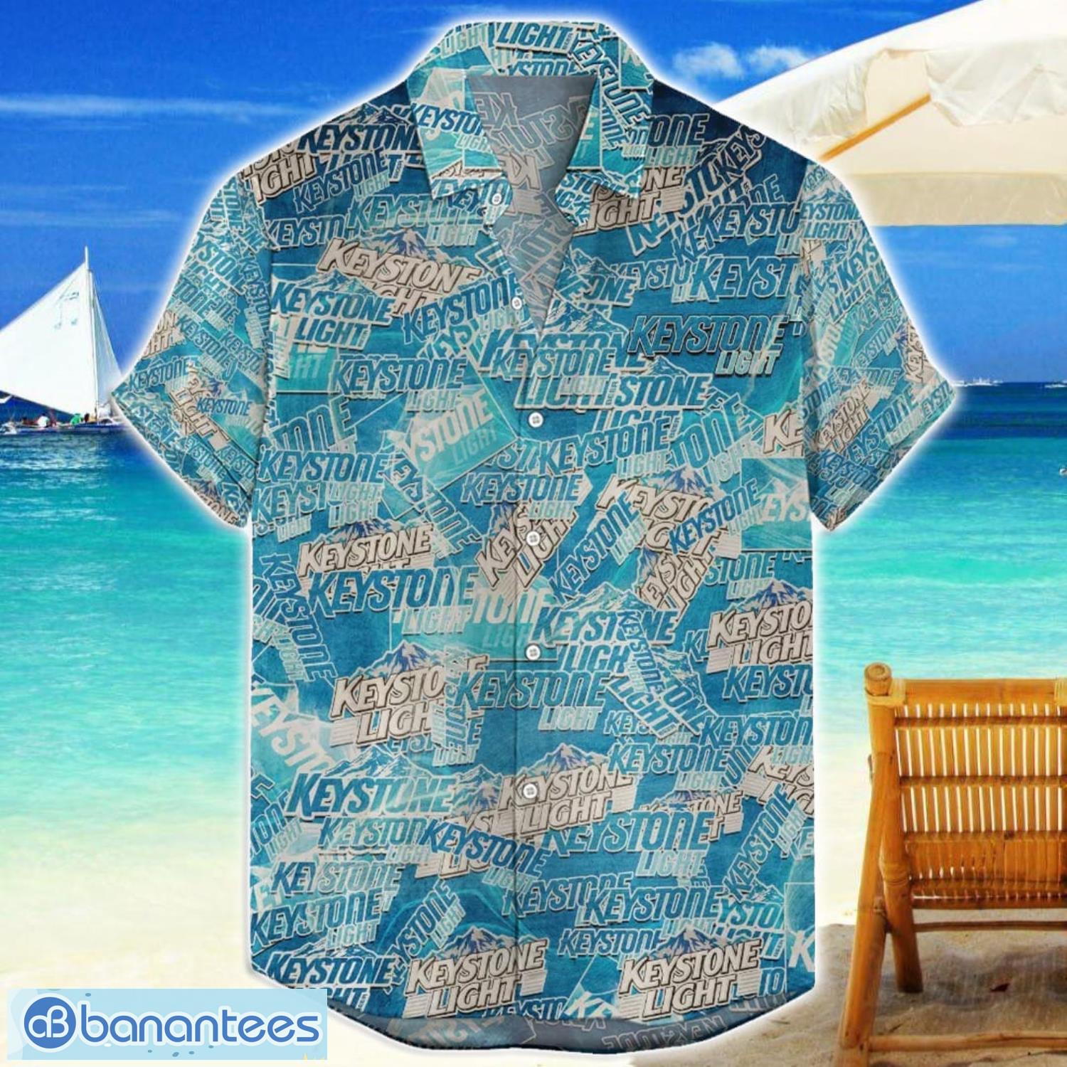 keystone light aop beer logo hawaiian shirt summer gift for men and women image Keystone Light AOP Beer Logo Hawaiian Shirt Summer Gift For Men And Women Product Photo 1