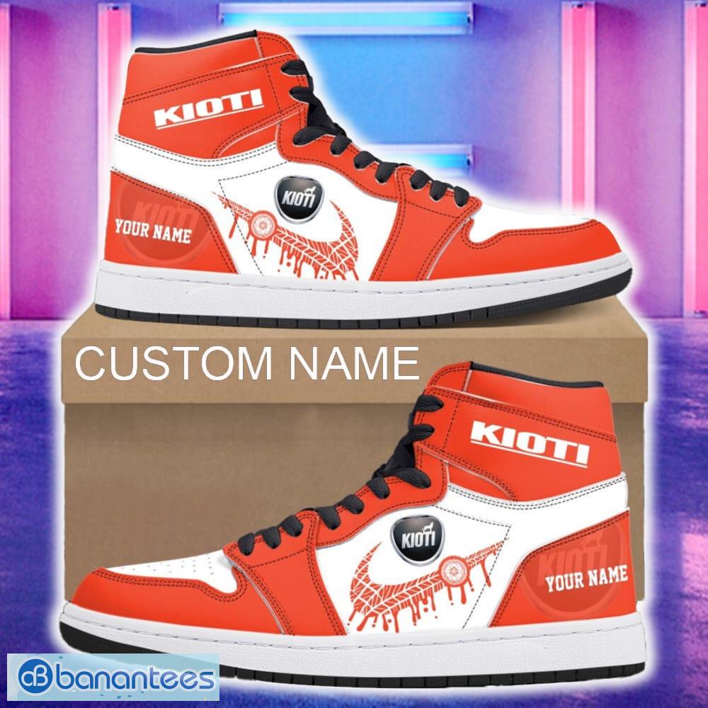 kioti car air jordan 1 hightop shoes new for fans gift aj1 sneaker custom name image Kioti Car Air Jordan 1 Hightop Shoes New For Fans Gift AJ1 Sneaker Custom Name - Kioti Air Jordan 1 Hightop Shoes_4