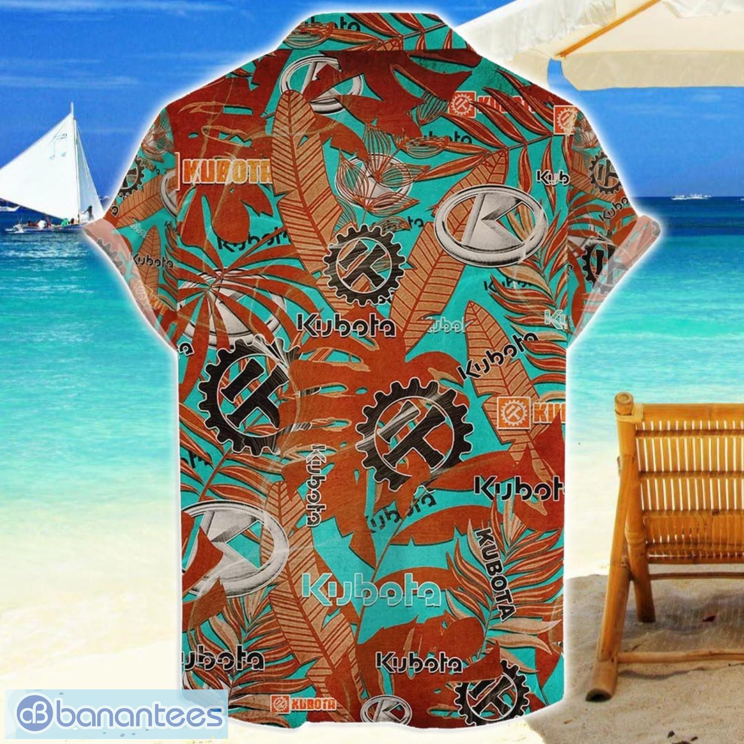 kubota tractor retro logo 3d hawaiian shirt for men and women gift 1 image Kubota Tractor Retro Logo 3D Hawaiian Shirt For Men And Women Gift Product Photo 2
