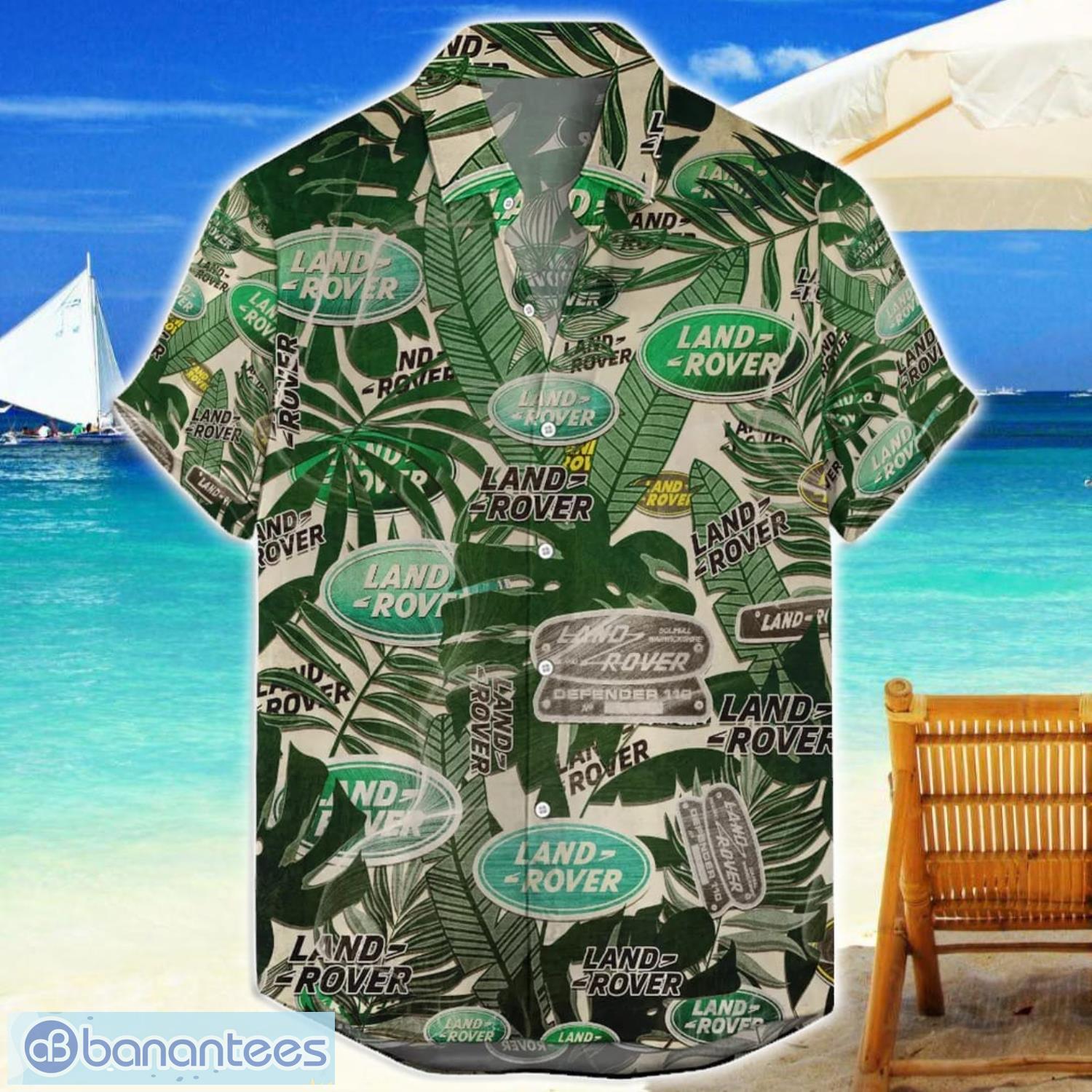 land rover car retro logo 3d hawaiian shirt for men and women gift image Land Rover Car Retro Logo 3D Hawaiian Shirt For Men And Women Gift Product Photo 1
