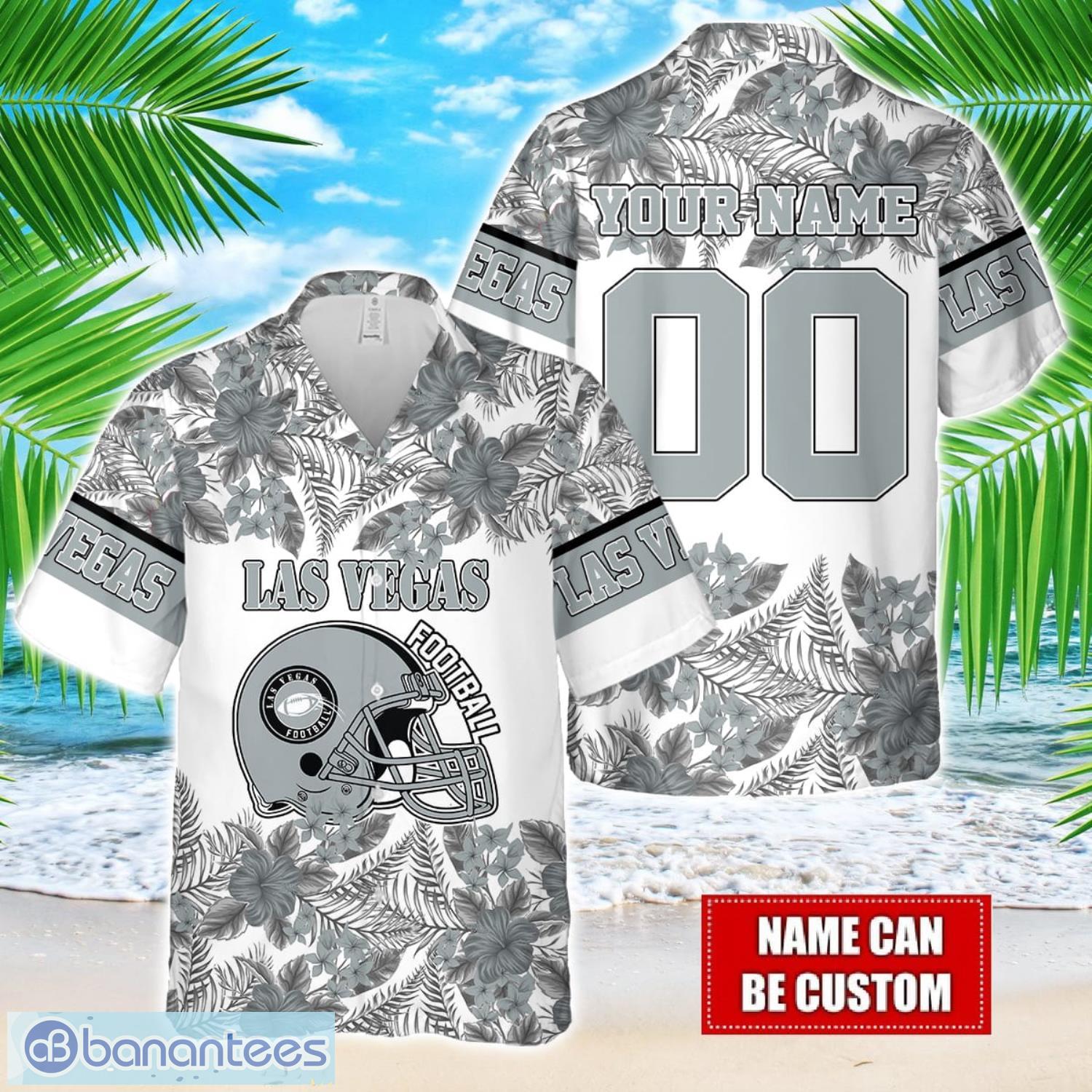 las vegas team hawaiian and shorts all printed beach set for fans custom name image Las Vegas Team Hawaiian And Shorts All Printed Beach Set For Fans Custom Name Product Photo 1