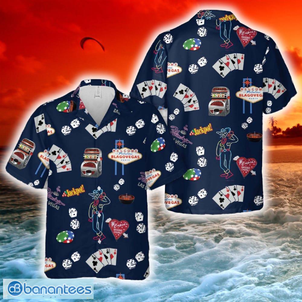 las vegas themed hawaiian shirt image Las Vegas Themed Hawaiian Shirt - Las Vegas Themed Hawaiian Shirt-1