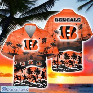 Cincinnati Bengals Tropical Hawaiian Shirt Beach Shirt For Men And Women Team Shirt Product Photo 1
