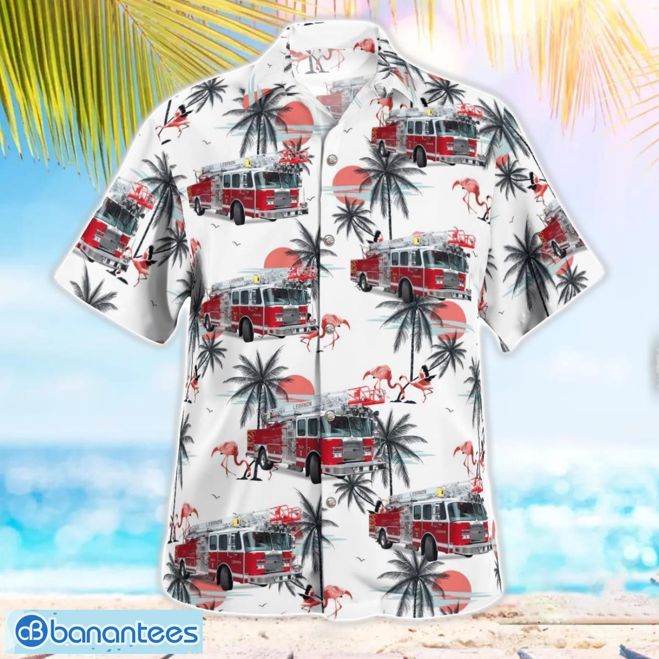 lebanon nh fire department 3d hawaiian shirt 2 image Lebanon NH Fire Department 3D Hawaiian Shirt Product Photo 3