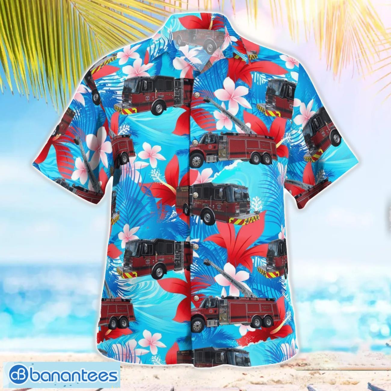 lesslie fire rescue hawaiian shirt beach summer shirt 1 image Lesslie Fire - Rescue Hawaiian Shirt Beach Summer Shirt Product Photo 2