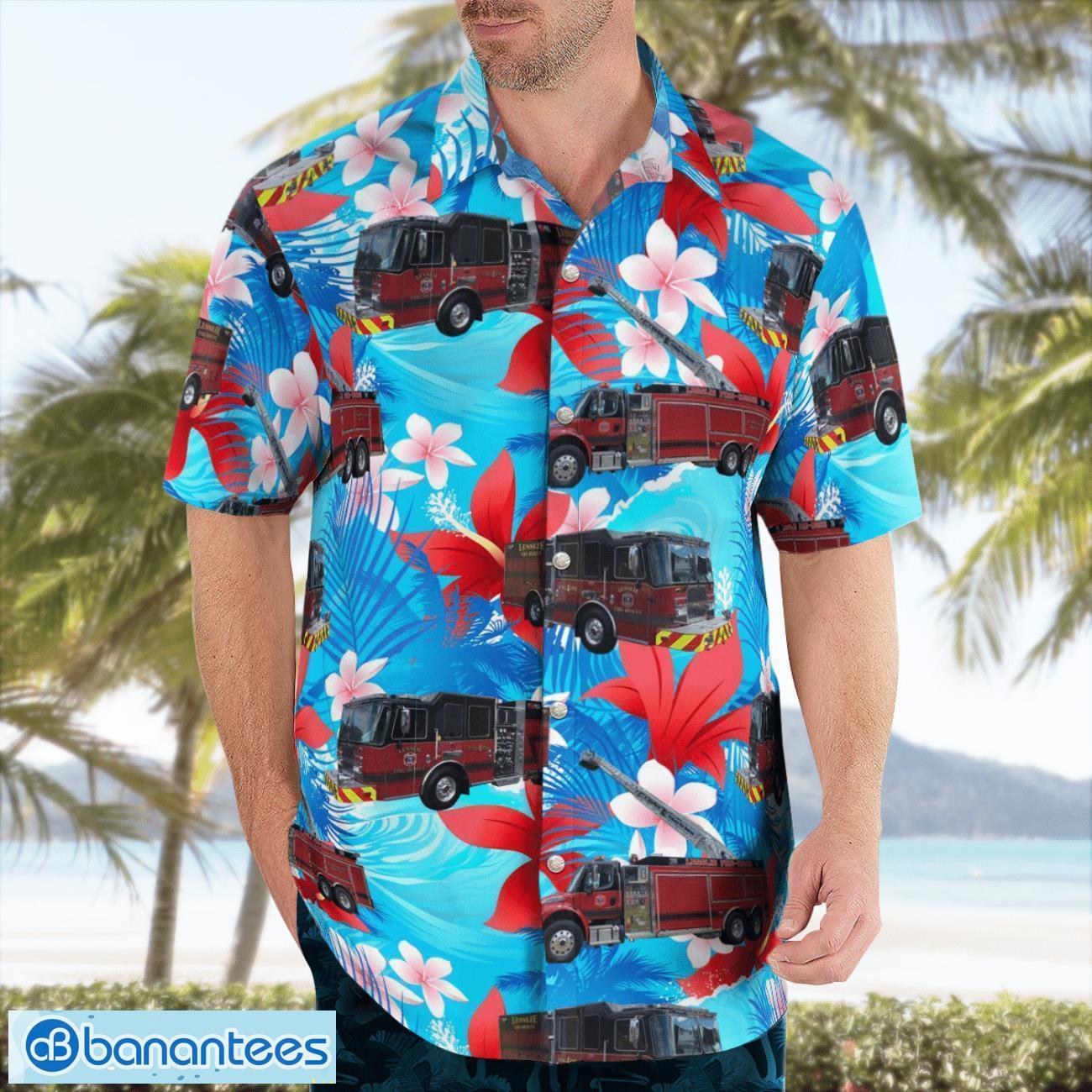 Lesslie Fire - Rescue Hawaiian Shirt Beach Summer Shirt Lesslie Fire - Rescue Hawaiian Shirt Beach Summer Shirt Product Photo 3