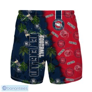 New England Football Team Hawaiian Shirt And Shorts Custom Name Number Tropical Style Hawaiian Shirt Product Photo 2