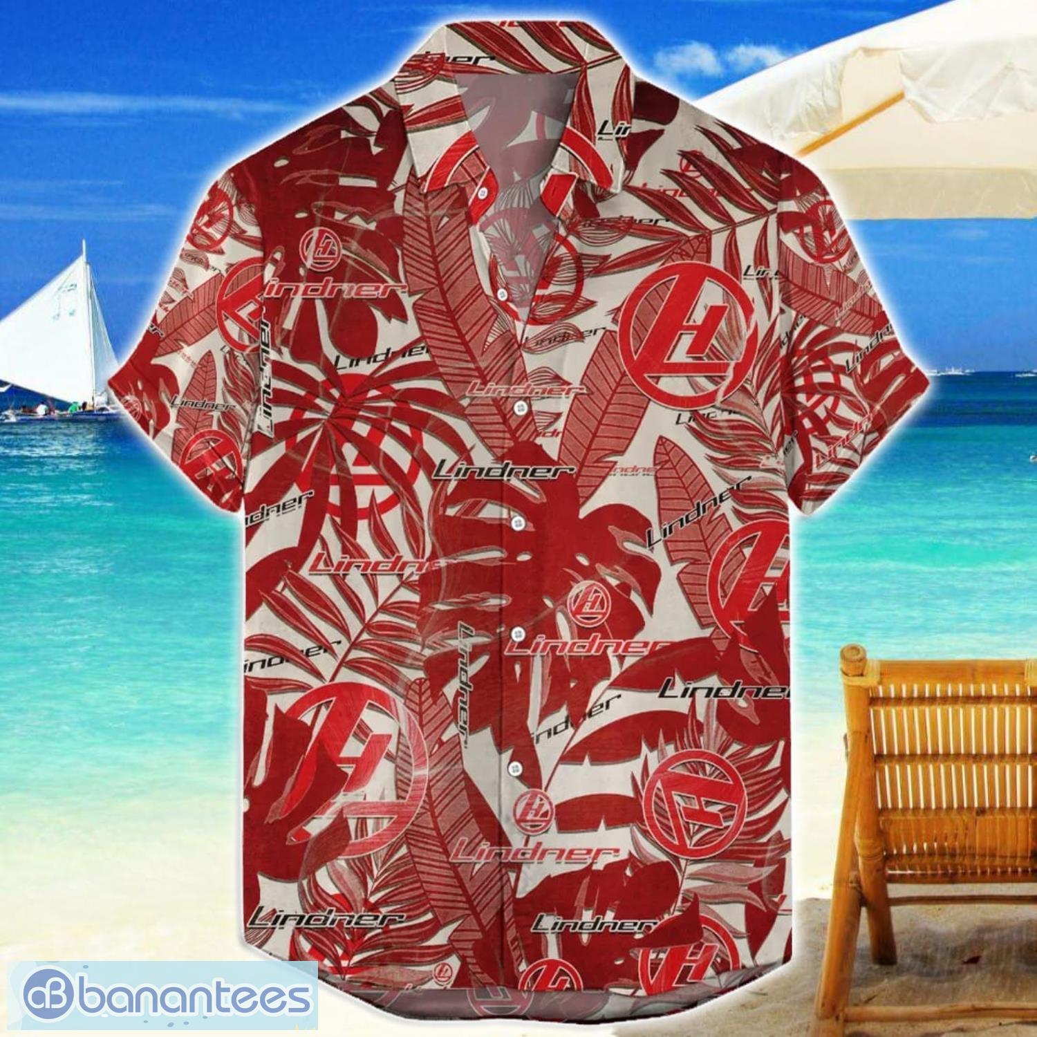 lindner tractor retro logo 3d hawaiian shirt for men and women image Lindner Tractor Retro Logo 3D Hawaiian Shirt For Men And Women Product Photo 1