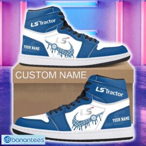 LS Tractor Car Air Jordan 1 Hightop Shoes New For Fans Gift AJ1 Sneaker Custom Name - LS Tractor Air Jordan 1 Hightop Shoes_4