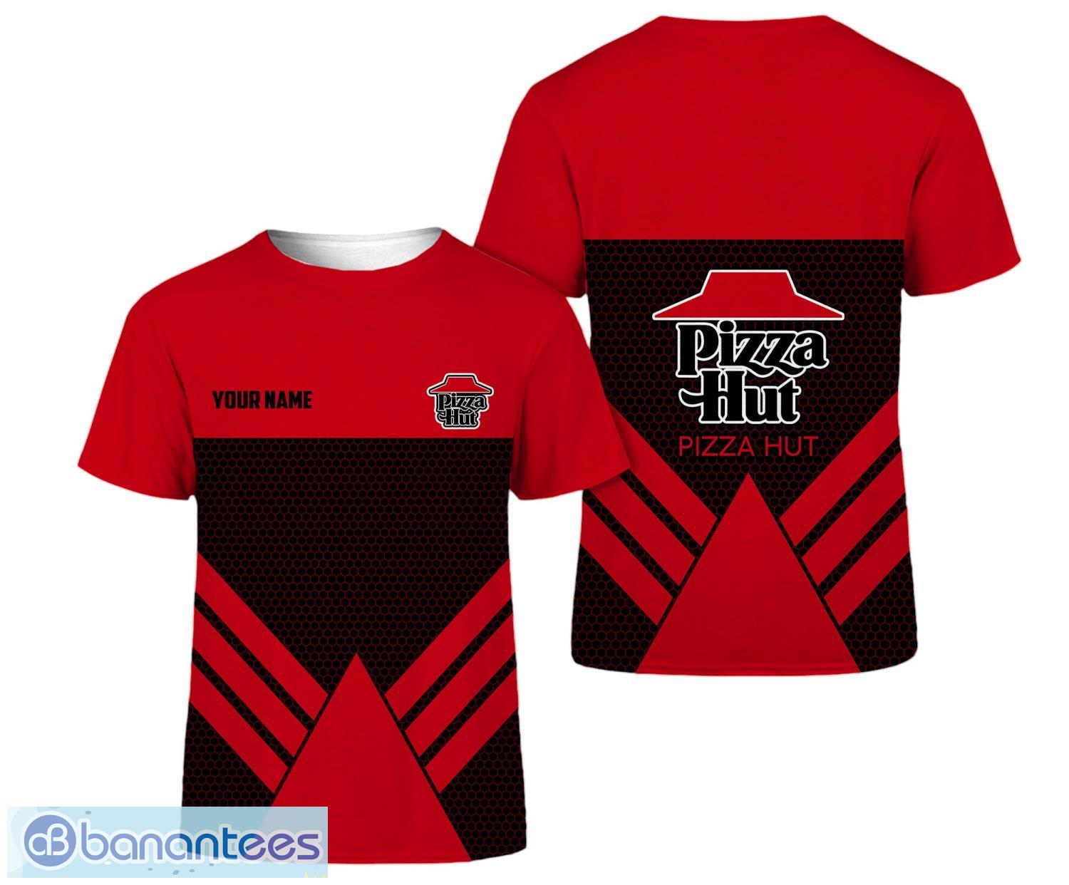 logo pizza hut 3d t shirt all printed image Logo pizza hut 3D T-Shirt All Printed Product Photo 1