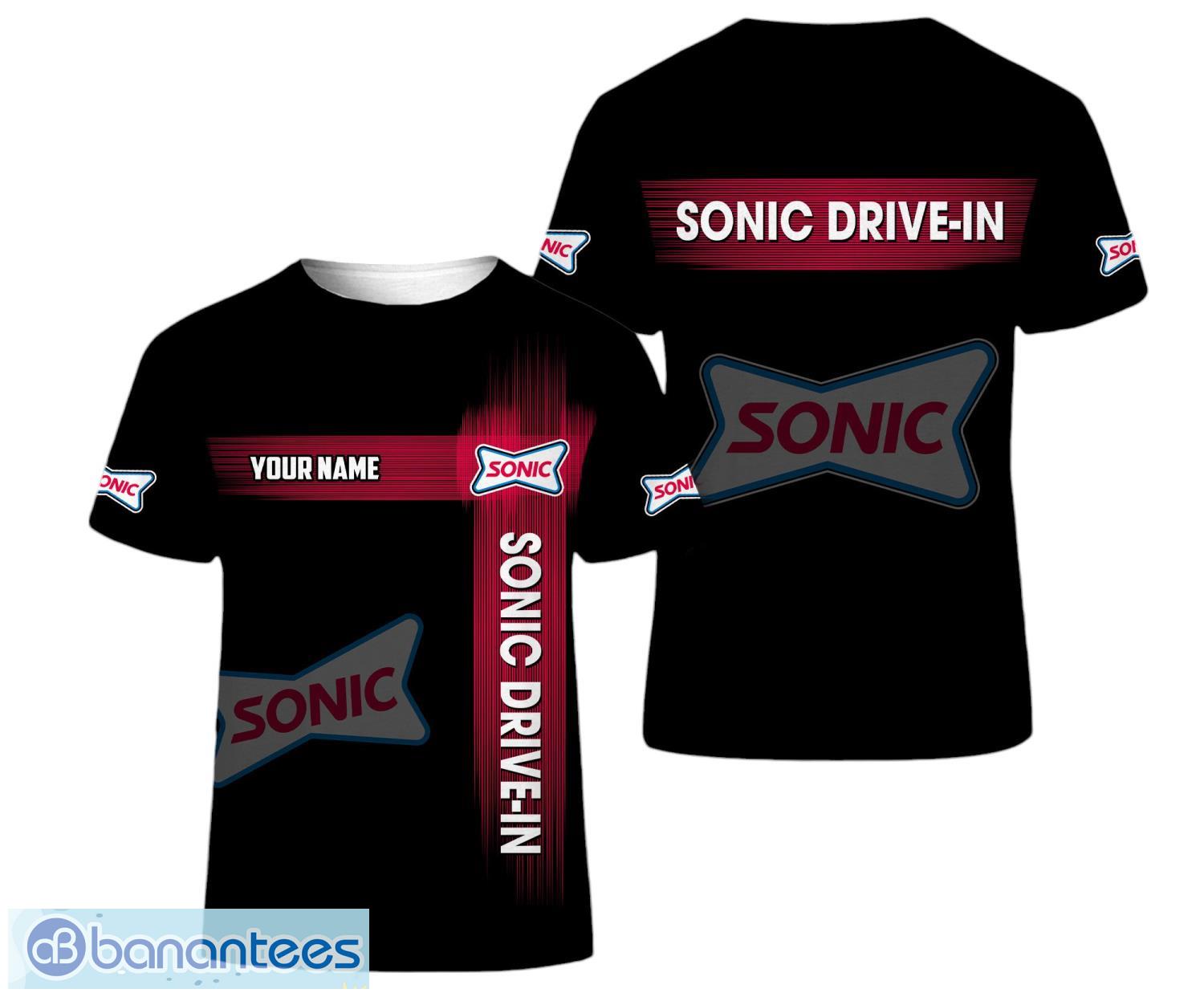 logo sonic drive in 3d t shirt all printed image Logo sonic drive-in 3D T-Shirt All Printed Product Photo 1