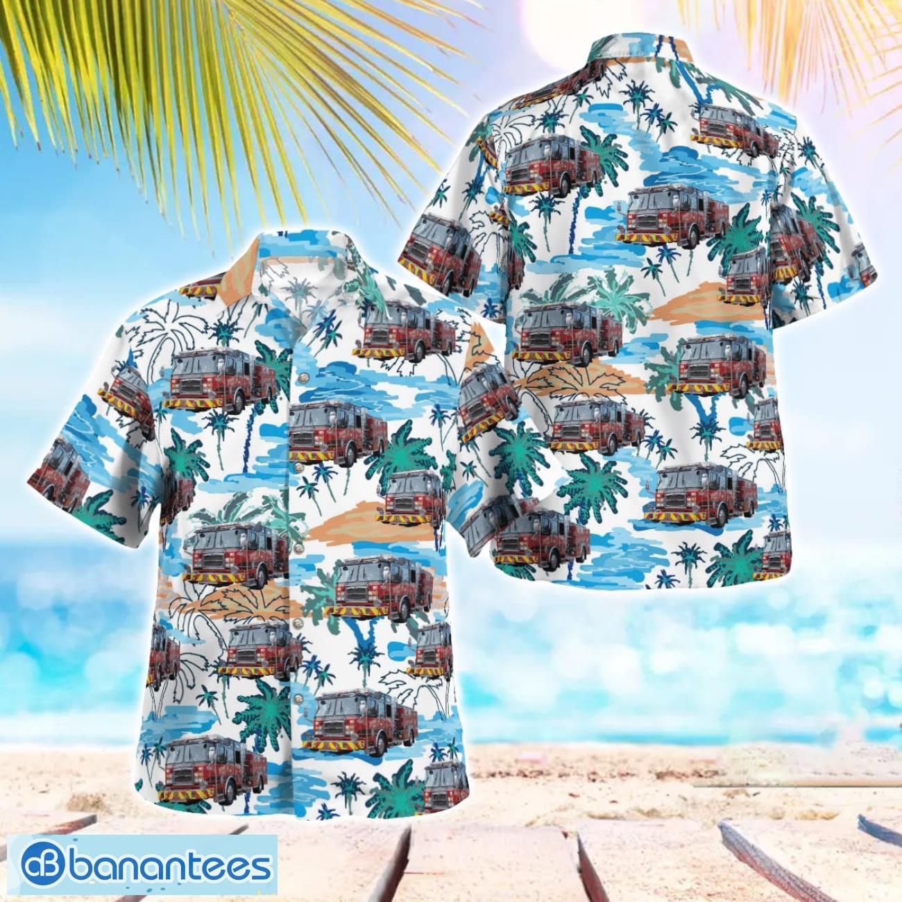 longwood firefighters local 3163 hawaiian shirt beach summer shirt image Longwood Firefighters Local 3163 Hawaiian Shirt Beach Summer Shirt Product Photo 1