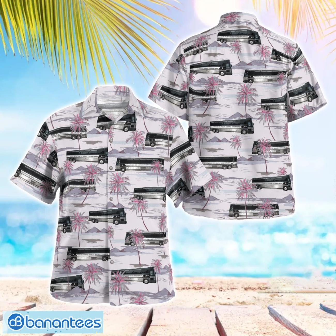 los angeles county sheriff prisoner bus hawaiian shirt beach summer shirt image Los Angeles County Sheriff Prisoner Bus Hawaiian Shirt Beach Summer Shirt Product Photo 1