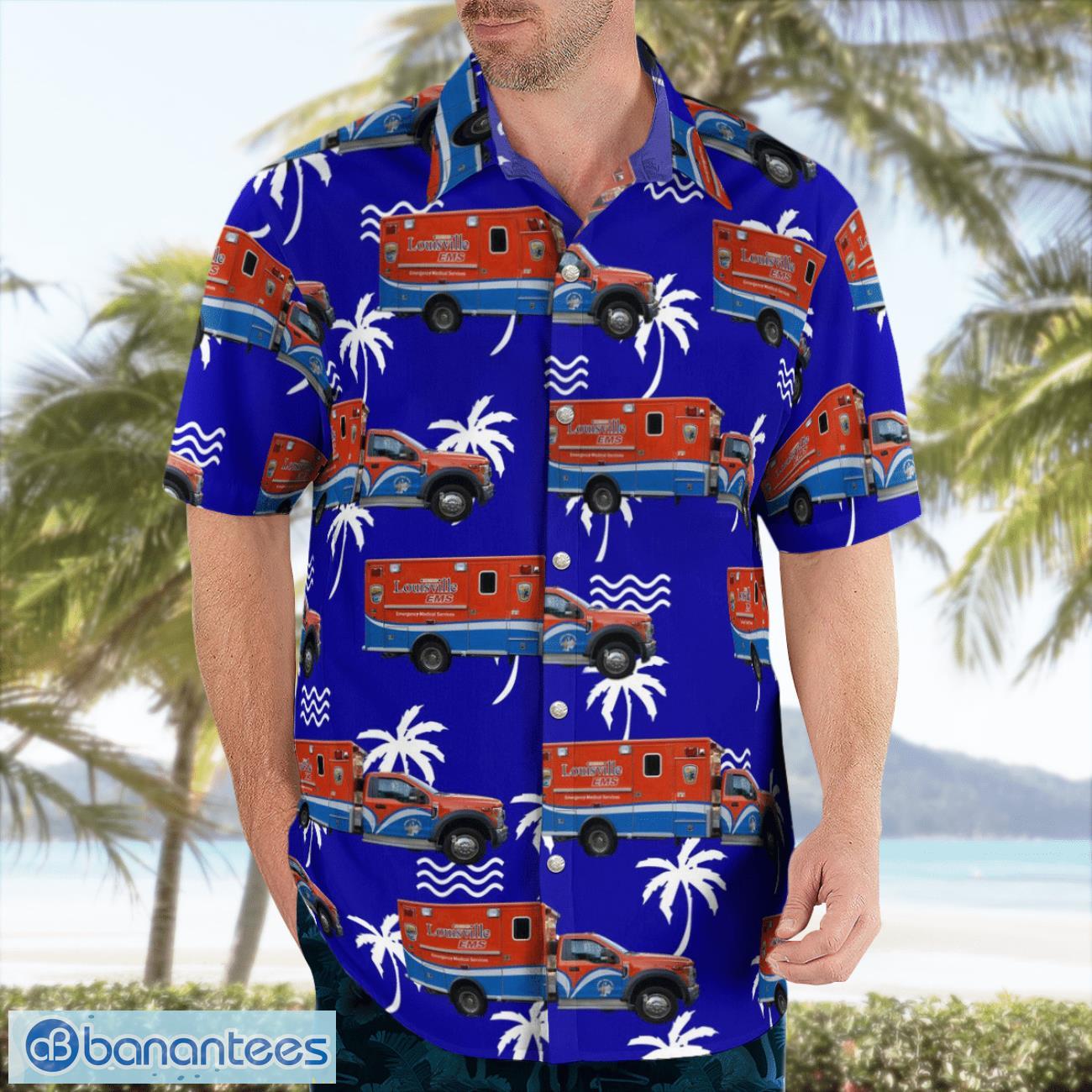 Louisville Metro EMS Louisville-Jefferson County, Kentucky Beach Shirt For Team Louisville Metro EMS Louisville-Jefferson County, Kentucky Beach Shirt For Team Product Photo 4