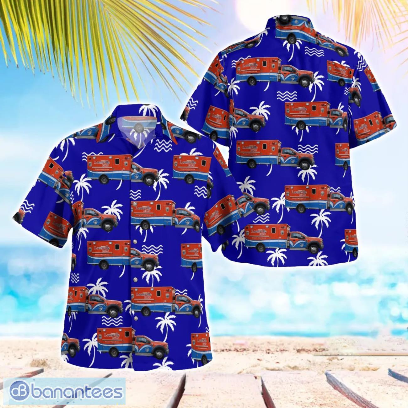louisville metro ems louisville jefferson county kentucky beach shirt for team image Louisville Metro EMS Louisville-Jefferson County, Kentucky Beach Shirt For Team Product Photo 1