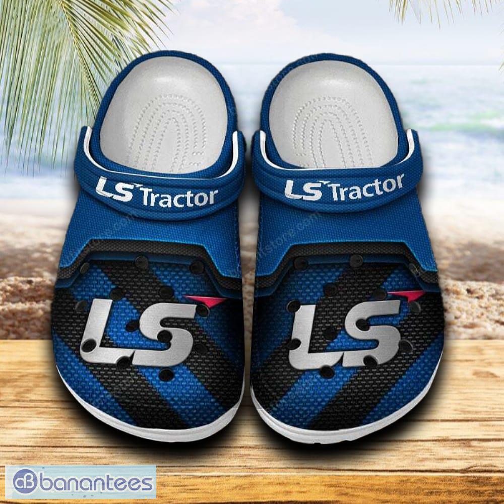 ls tractor car clog shoes blue color new gift for fans custom name image LS Tractor Car Clog Shoes Blue Color New Gift For Fans Custom Name - LS Tractor Car Clog Shoes Blue Color New Gift For Fans Custom Name