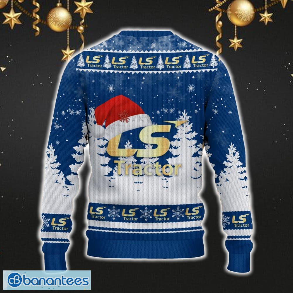 ls tractor car for fans 3d sweater ugly christmas santa hat tree gift for men women 1 image LS Tractor Car For Fans 3D Sweater Ugly Christmas Santa Hat Tree Gift For Men Women - LS Tractor Ugly Christmas Sweater_3