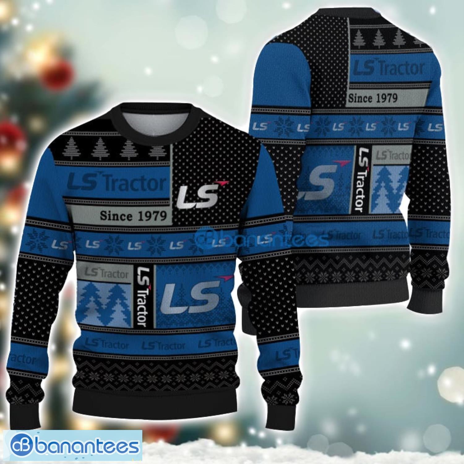 ls tractor logo ugly christmas sweater for fans men and women christmas gift ideas image LS Tractor Logo Ugly Christmas Sweater For Fans Men And Women Christmas Gift Ideas Product Photo 1