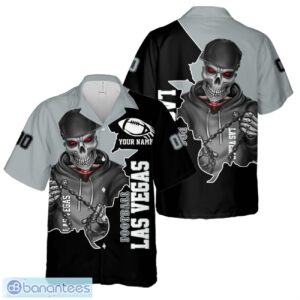 Las Vegas Football Team Hawaiian Shirt And Shorts Personalized Name And Number For Fans Product Photo 1