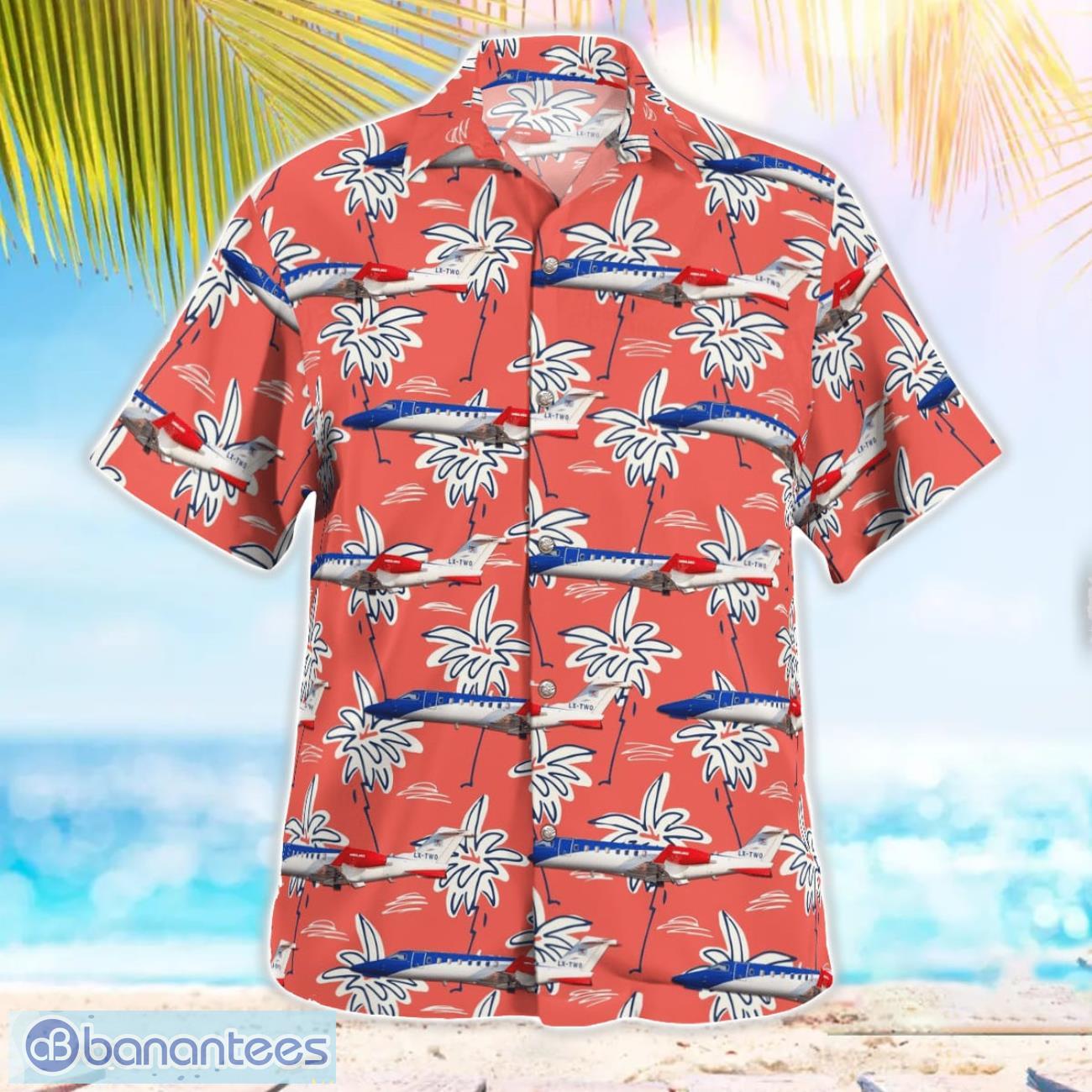 Luxembourg Air Rescue LearJet 45XR Beach Shirt For Team Luxembourg Air Rescue LearJet 45XR Beach Shirt For Team Product Photo 3