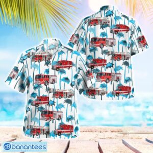 West Springfield, Massachusetts, West Springfield Fire Department Aloha Hawaiian Shirt Product Photo 1