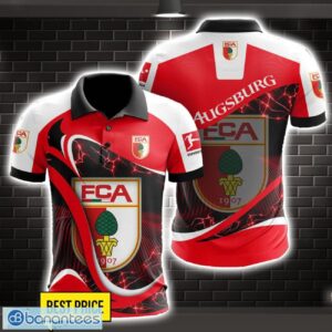 FC Augsburg 3D Polo Shirt Special Gift For Fans Holiday Gift Product Photo 1