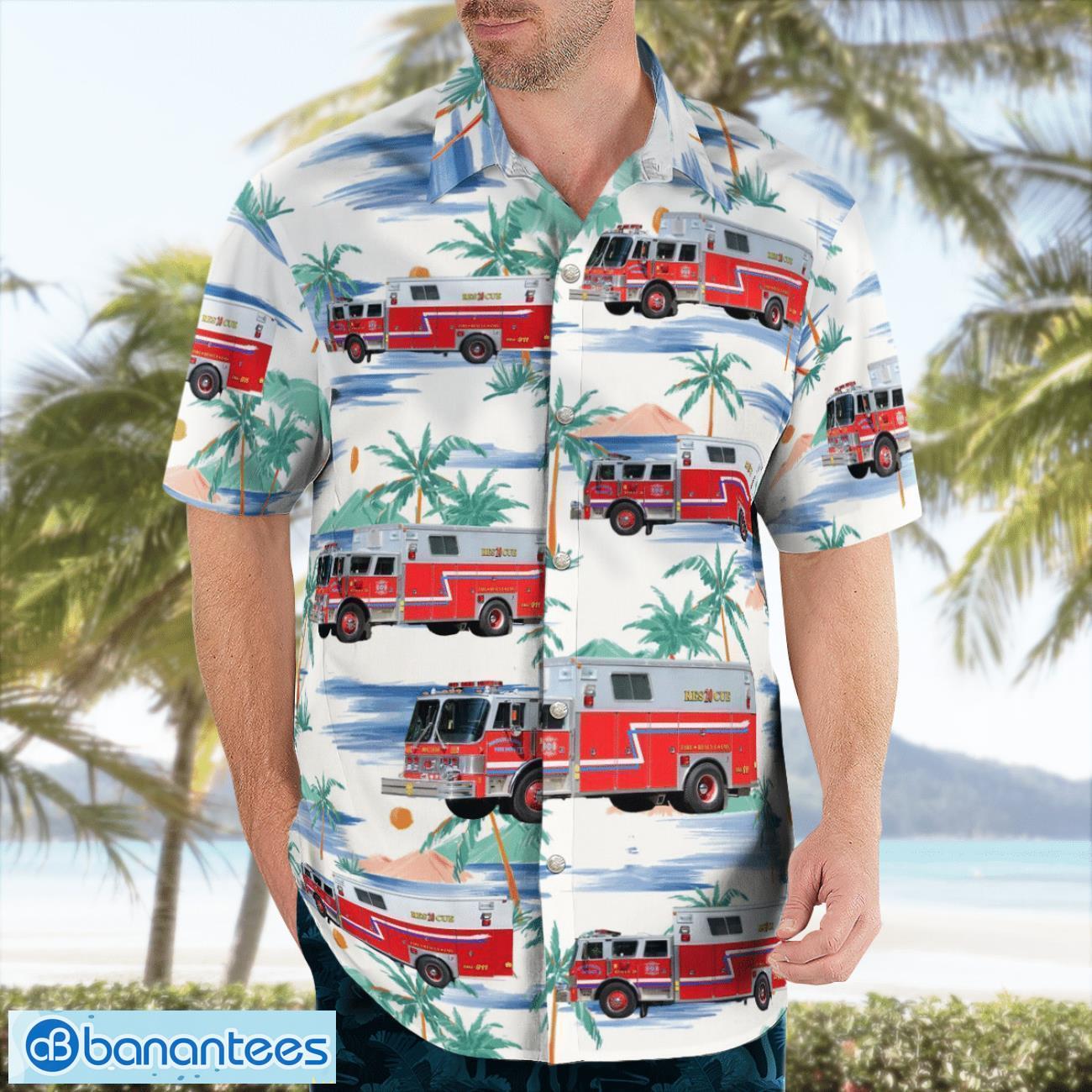 marion rural fire dept 3d hawaiian shirt 2 image Marion Rural Fire Dept. 3D Hawaiian Shirt Product Photo 3