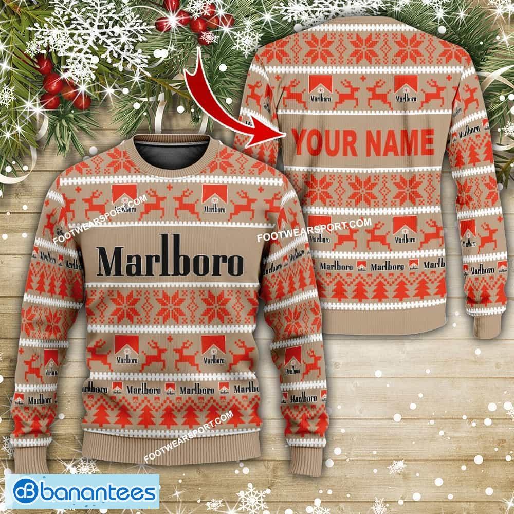 marlboro personalized knitted christmas sweater gift for adult image Marlboro Personalized Knitted Christmas Sweater Gift For Adult - Marlboro Personalized Knitted Christmas Sweater Gift For Adult