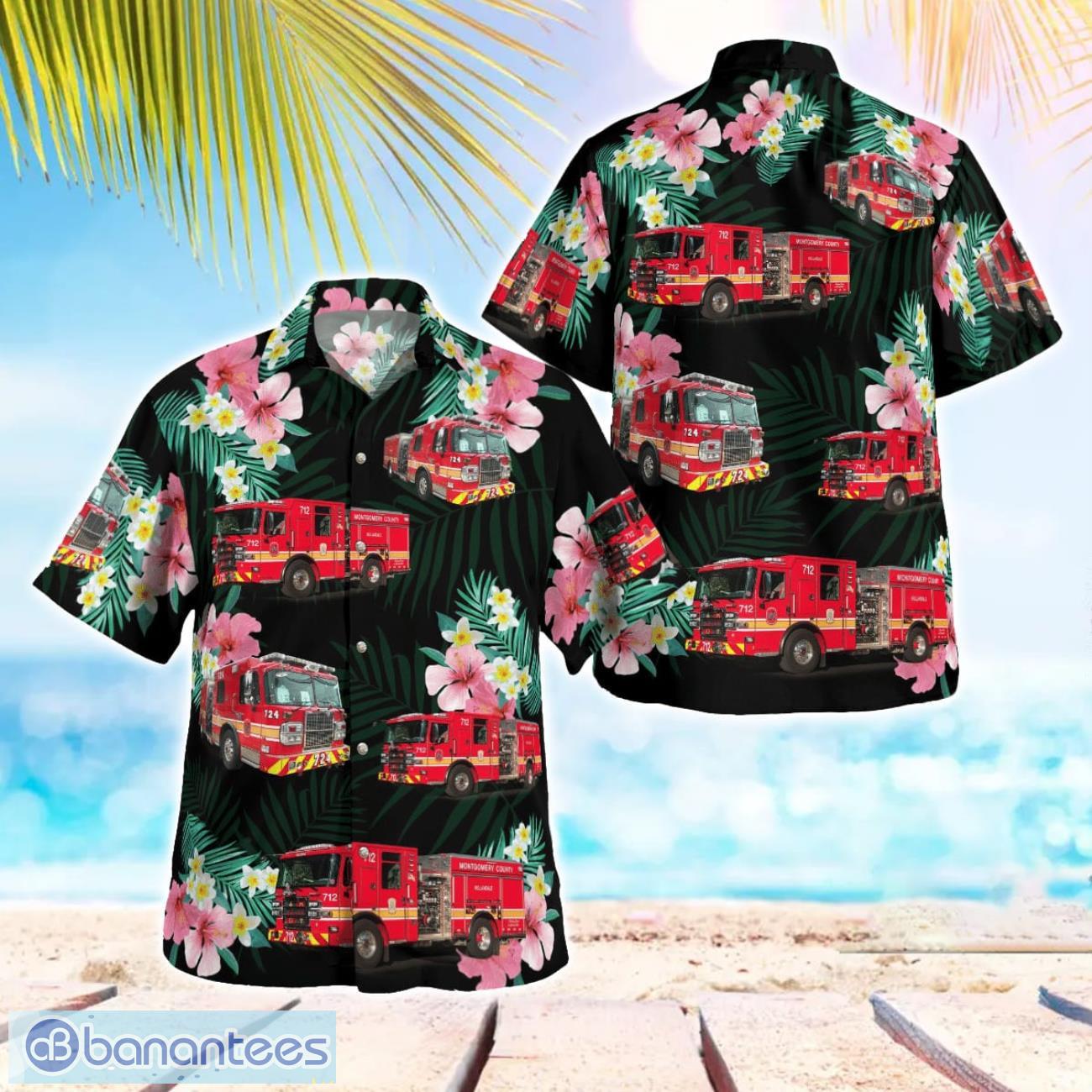 maryland hillandale volunteer fire department hawaiian shirt beach shirt for men and women image Maryland, Hillandale Volunteer Fire Department Hawaiian Shirt Beach Shirt For Men And Women Product Photo 1