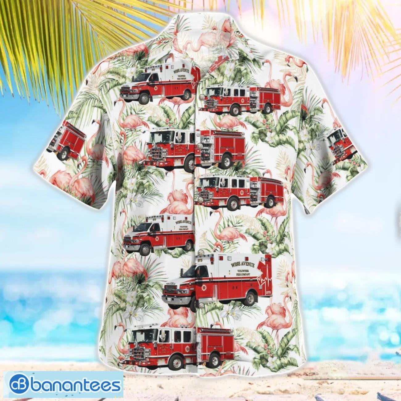 Maryland, Wise Avenue Volunteer Fire Company Station 27 Hawaiian Shirt Maryland, Wise Avenue Volunteer Fire Company Station 27 Hawaiian Shirt Product Photo 3