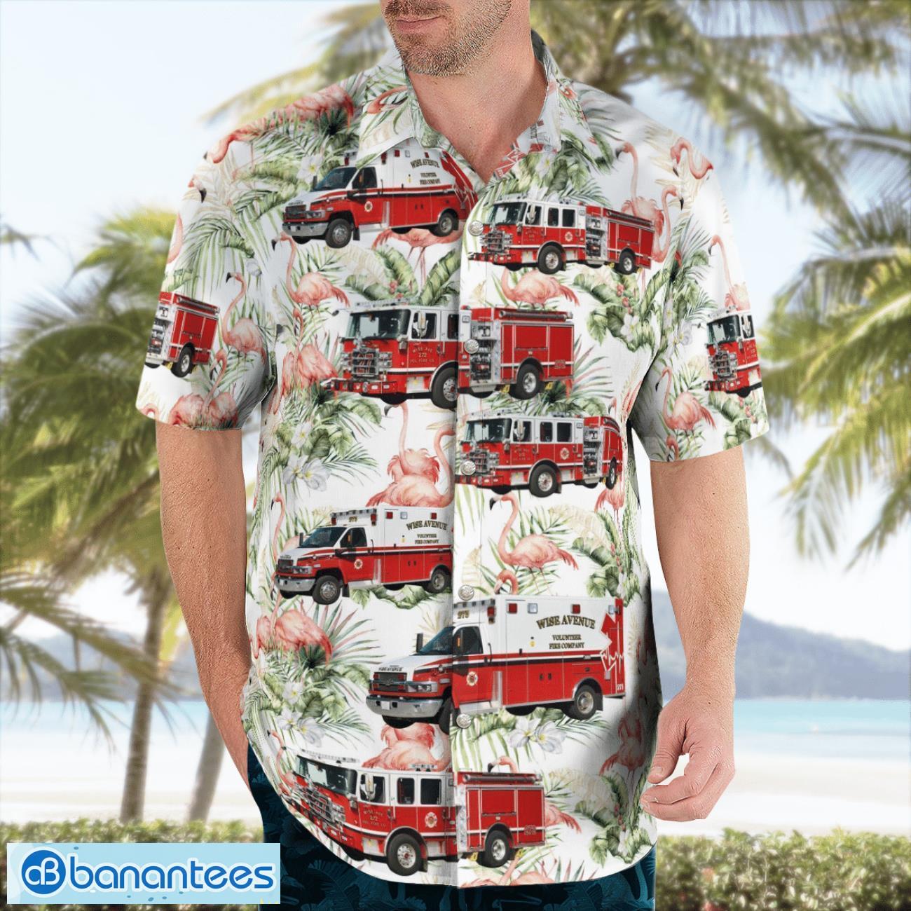 Maryland, Wise Avenue Volunteer Fire Company Station 27 Hawaiian Shirt Maryland, Wise Avenue Volunteer Fire Company Station 27 Hawaiian Shirt Product Photo 4