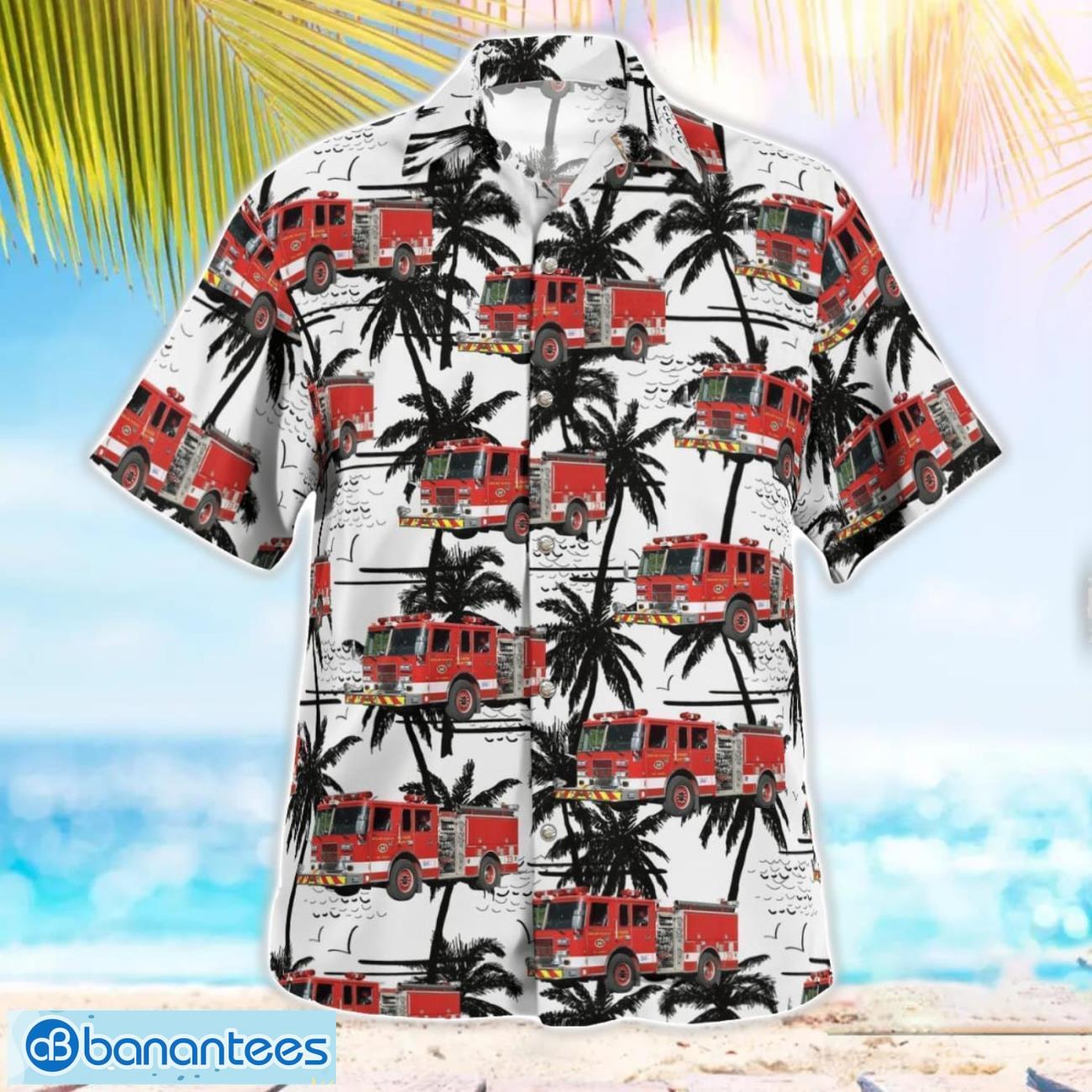 maryland woodlawn volunteer fire company station 33 3d hawaiian shirt gift for summer 2 image Maryland, Woodlawn Volunteer Fire Company Station 33 3D Hawaiian Shirt Gift For Summer Product Photo 3