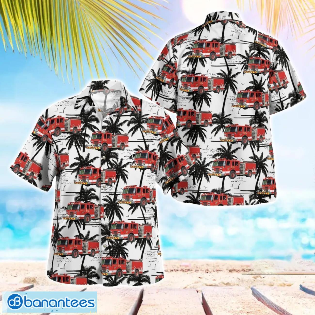 maryland woodlawn volunteer fire company station 33 3d hawaiian shirt gift for summer image Maryland, Woodlawn Volunteer Fire Company Station 33 3D Hawaiian Shirt Gift For Summer Product Photo 1