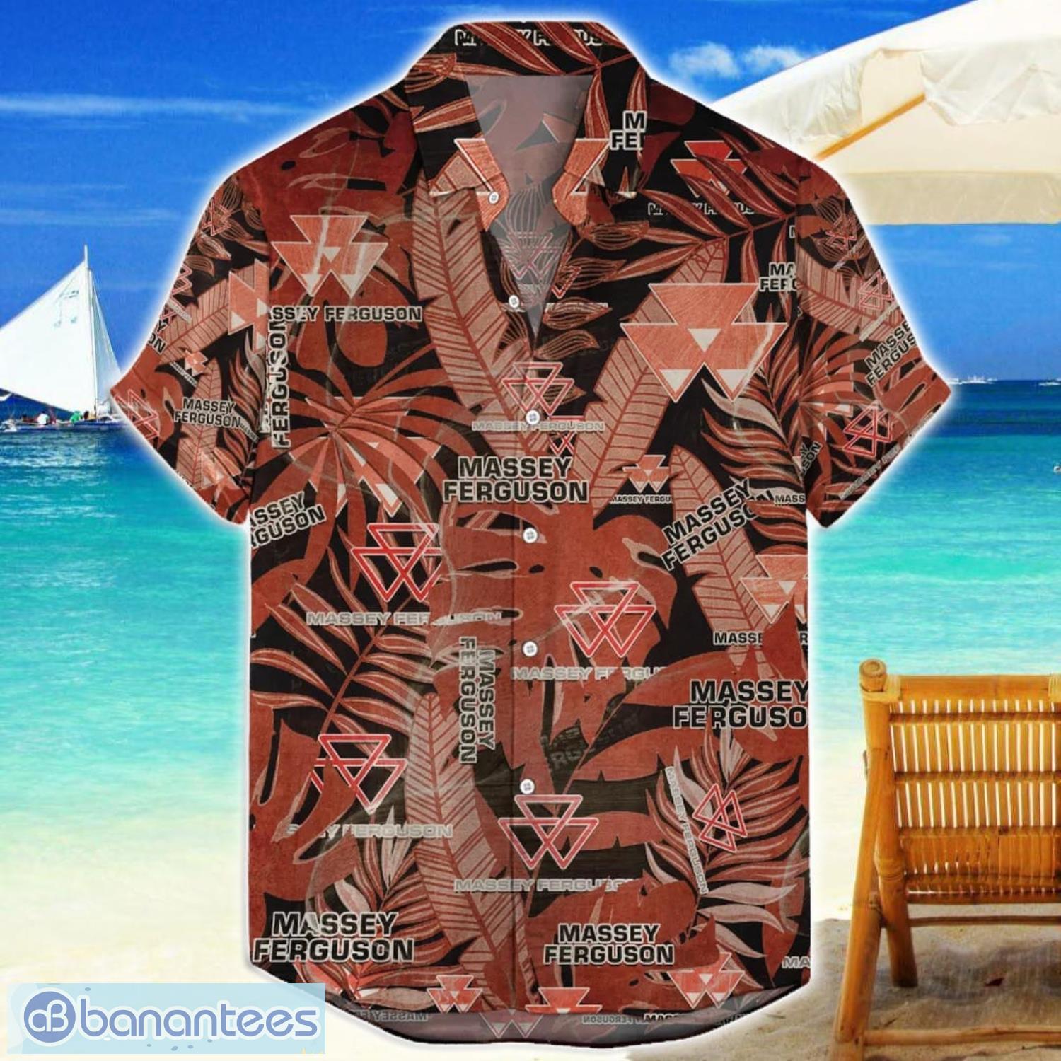 massey ferguson tractor retro logo 3d hawaiian shirt for men and women gift image Massey Ferguson Tractor Retro Logo 3D Hawaiian Shirt For Men And Women Gift Product Photo 1