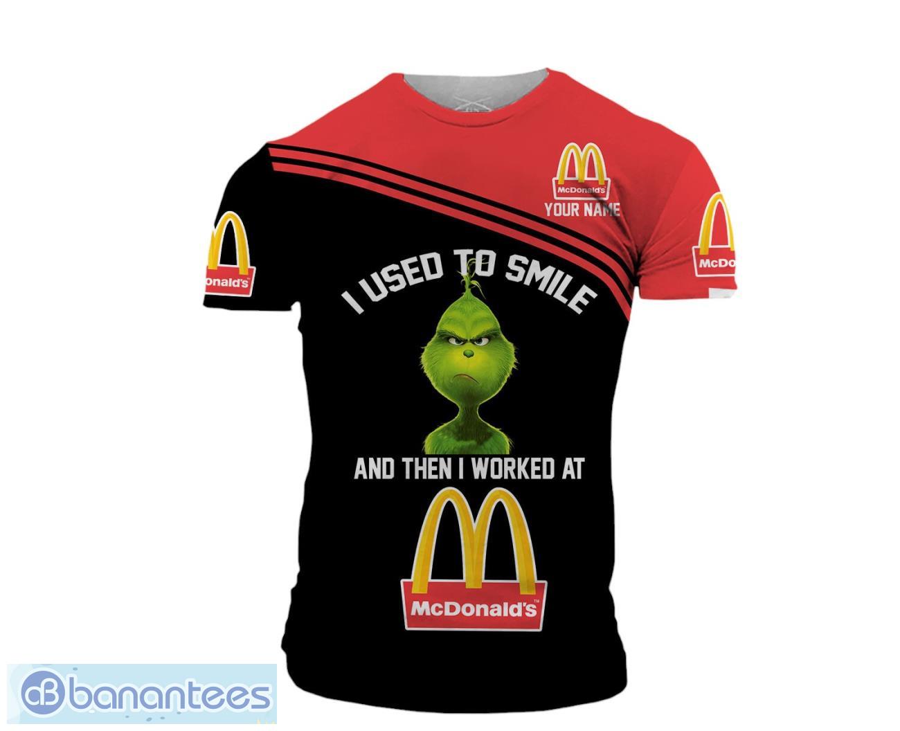 mcdonalds logo 3d t shirt for fans image McDonald's Logo 3D T Shirt For Fans Product Photo