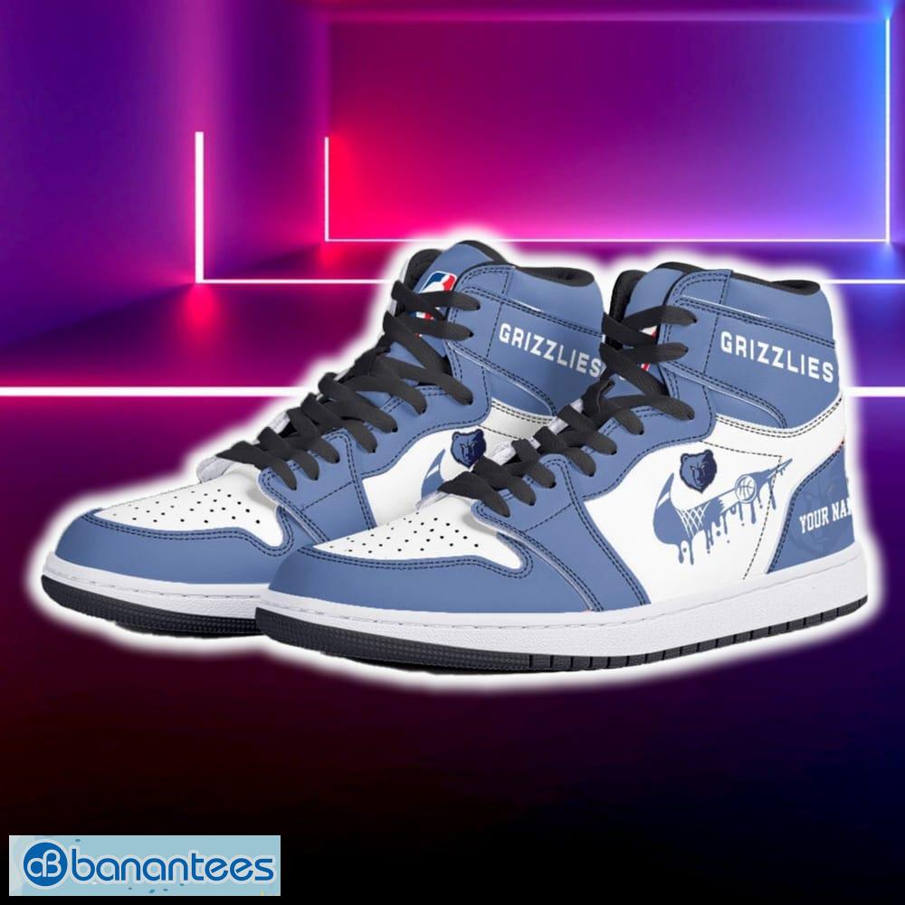 memphis grizzlies air jordan hightop shoes new custom name for fans gift sneaker 1 image Memphis Grizzlies Air Jordan Hightop Shoes New Custom Name For Fans Gift Sneaker - Memphis Grizzlies Air Jordan Hightop Shoes Photo 5