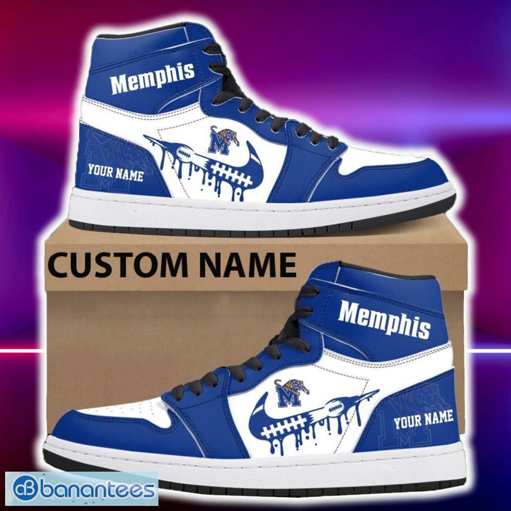 memphis tigers air jordan hightop shoes new custom name for fans gift sneaker image Memphis Tigers Air Jordan Hightop Shoes New Custom Name For Fans Gift Sneaker - Memphis Tigers Air Jordan Hightop Shoes Photo 4