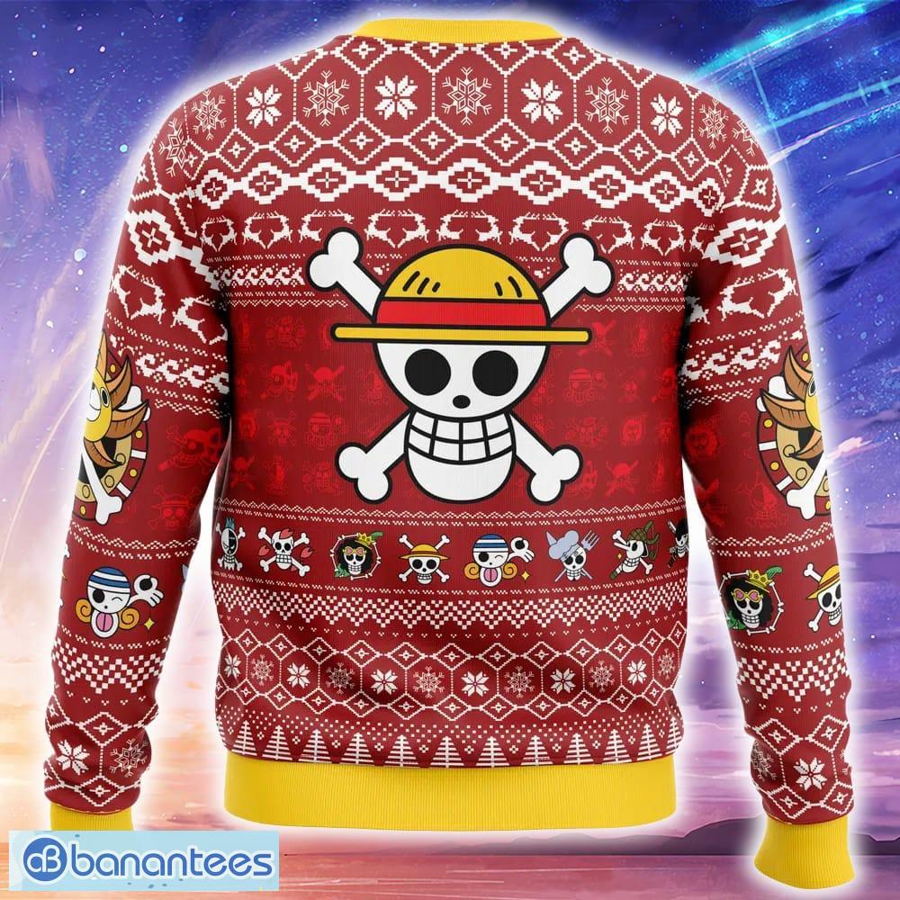 merry mugiwara pirates one piece ugly christmas sweater trending holidays for men women fans 1 image Merry Mugiwara Pirates One Piece Ugly Christmas Sweater Trending Holidays For Men Women Fans - Merry Mugiwara Pirates One Piece Ugly Christmas Sweater_2