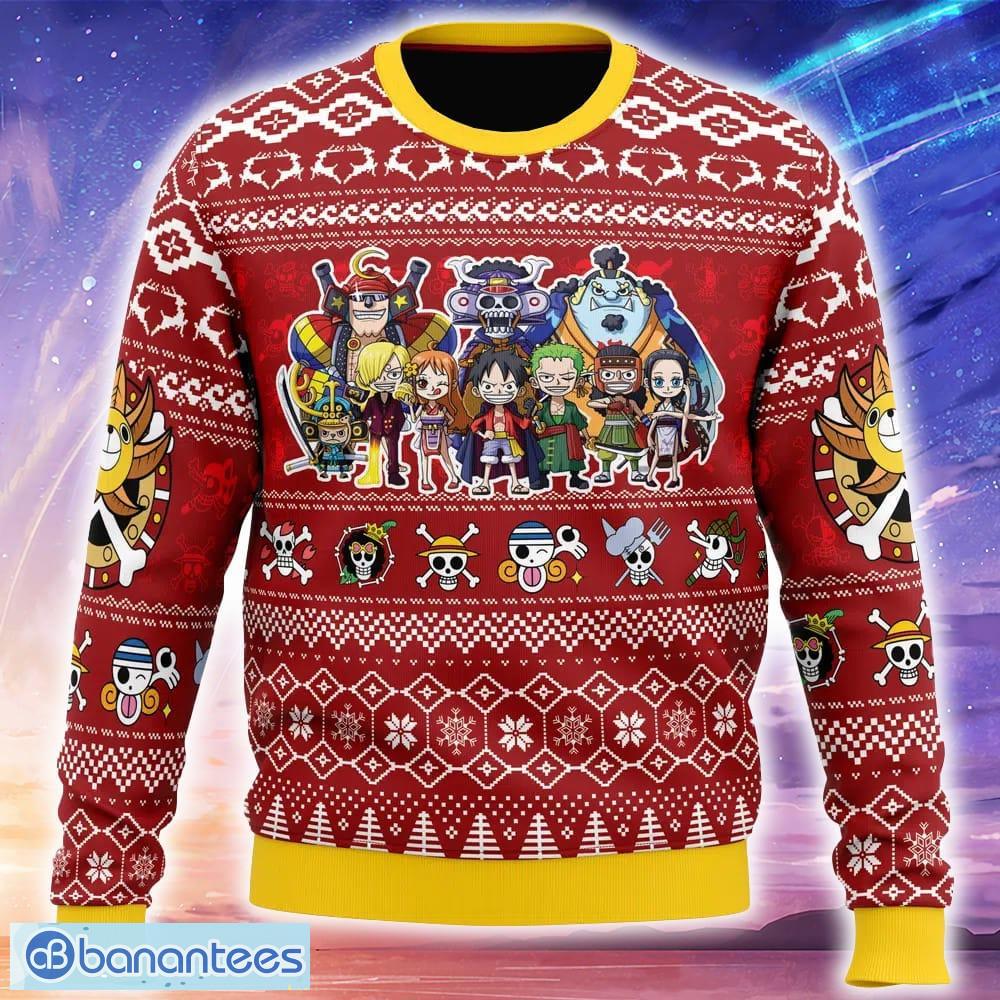 merry mugiwara pirates one piece ugly christmas sweater trending holidays for men women fans image Merry Mugiwara Pirates One Piece Ugly Christmas Sweater Trending Holidays For Men Women Fans - Merry Mugiwara Pirates One Piece Ugly Christmas Sweater_1