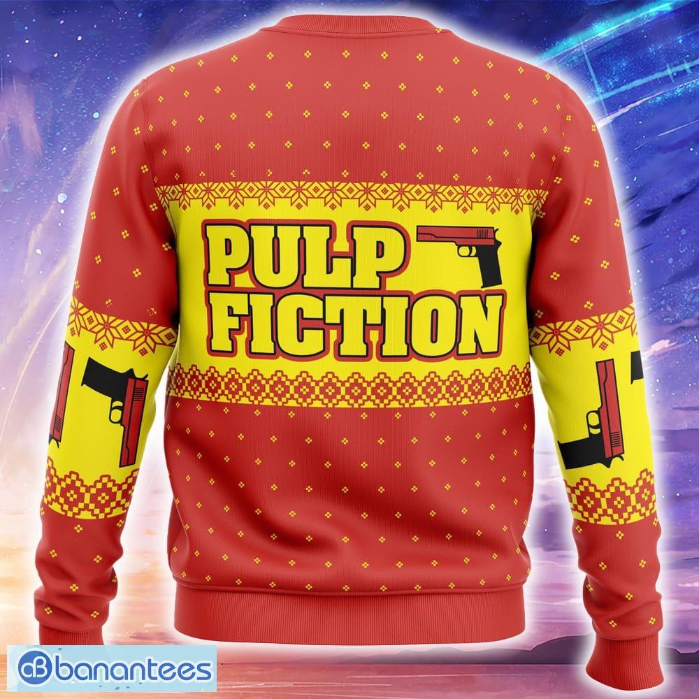 merry xmas again pulp fiction ugly xmas sweater trending holidays for men women fans 1 image Merry Xmas Again Pulp Fiction Ugly Xmas Sweater Trending Holidays For Men Women Fans - Merry Xmas Again Pulp Fiction Ugly Christmas Sweater_2