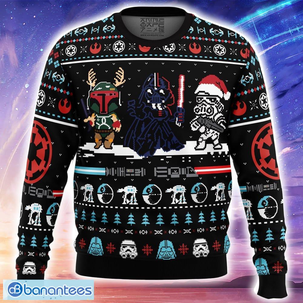 merry xmas star wars ugly christmas 3d sweater trending holidays for men women fans 1 image Merry Xmas Star Wars Ugly Christmas 3D Sweater Trending Holidays For Men Women Fans - Merry Xmas Star Wars Ugly Christmas Sweater_2