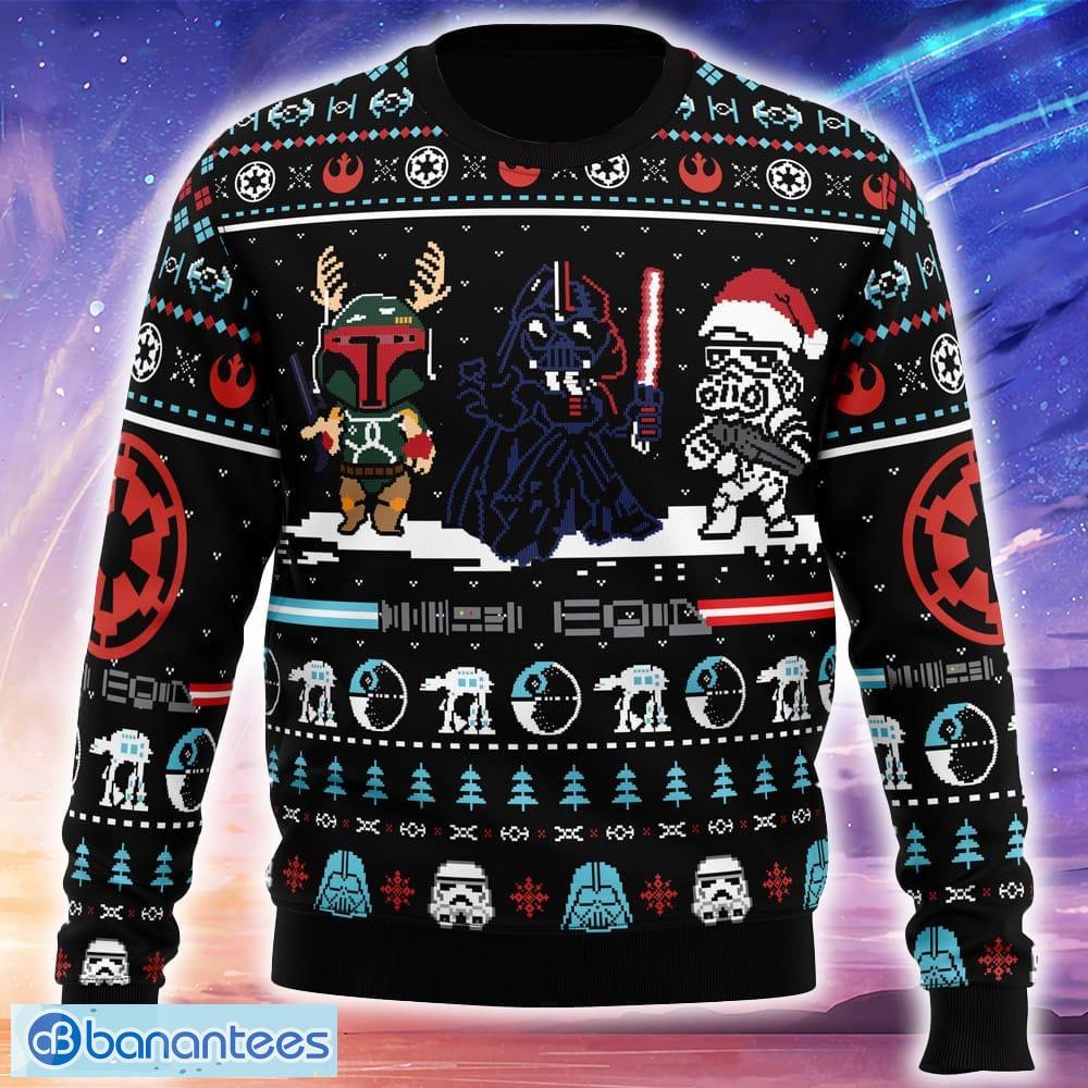 merry xmas star wars ugly christmas 3d sweater trending holidays for men women fans image Merry Xmas Star Wars Ugly Christmas 3D Sweater Trending Holidays For Men Women Fans - Merry Xmas Star Wars Ugly Christmas Sweater_1
