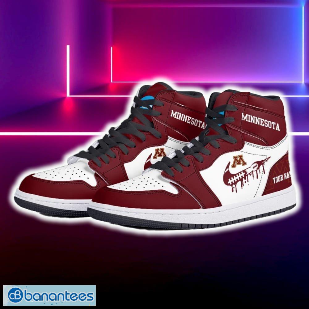 minnesota golden gophers air jordan hightop shoes new custom name for fans gift sneaker 1 image Minnesota Golden Gophers Air Jordan Hightop Shoes New Custom Name For Fans Gift Sneaker - Minnesota Golden Gophers Air Jordan Hightop Shoes Photo 5