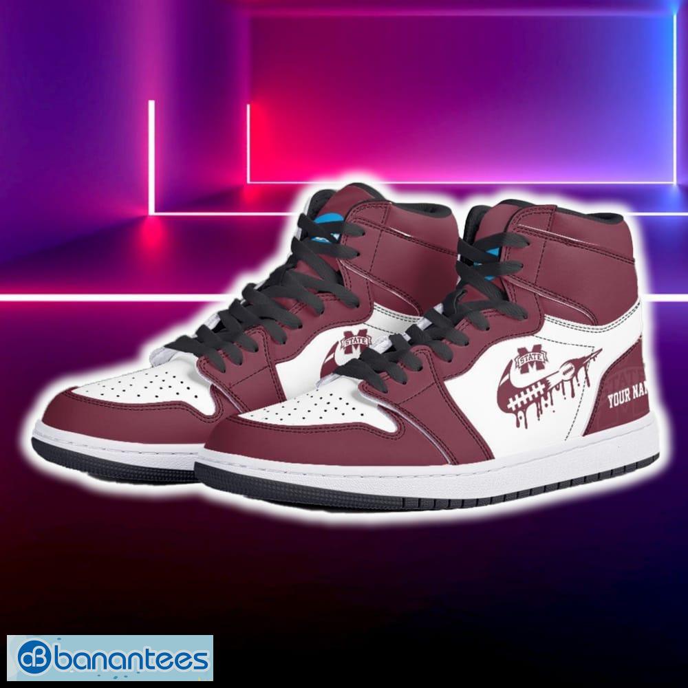 mississippi state bulldogs air jordan hightop shoes new custom name for fans gift sneaker 1 image Mississippi State Bulldogs Air Jordan Hightop Shoes New Custom Name For Fans Gift Sneaker - Mississippi State Bulldogs Air Jordan Hightop Shoes Photo 5